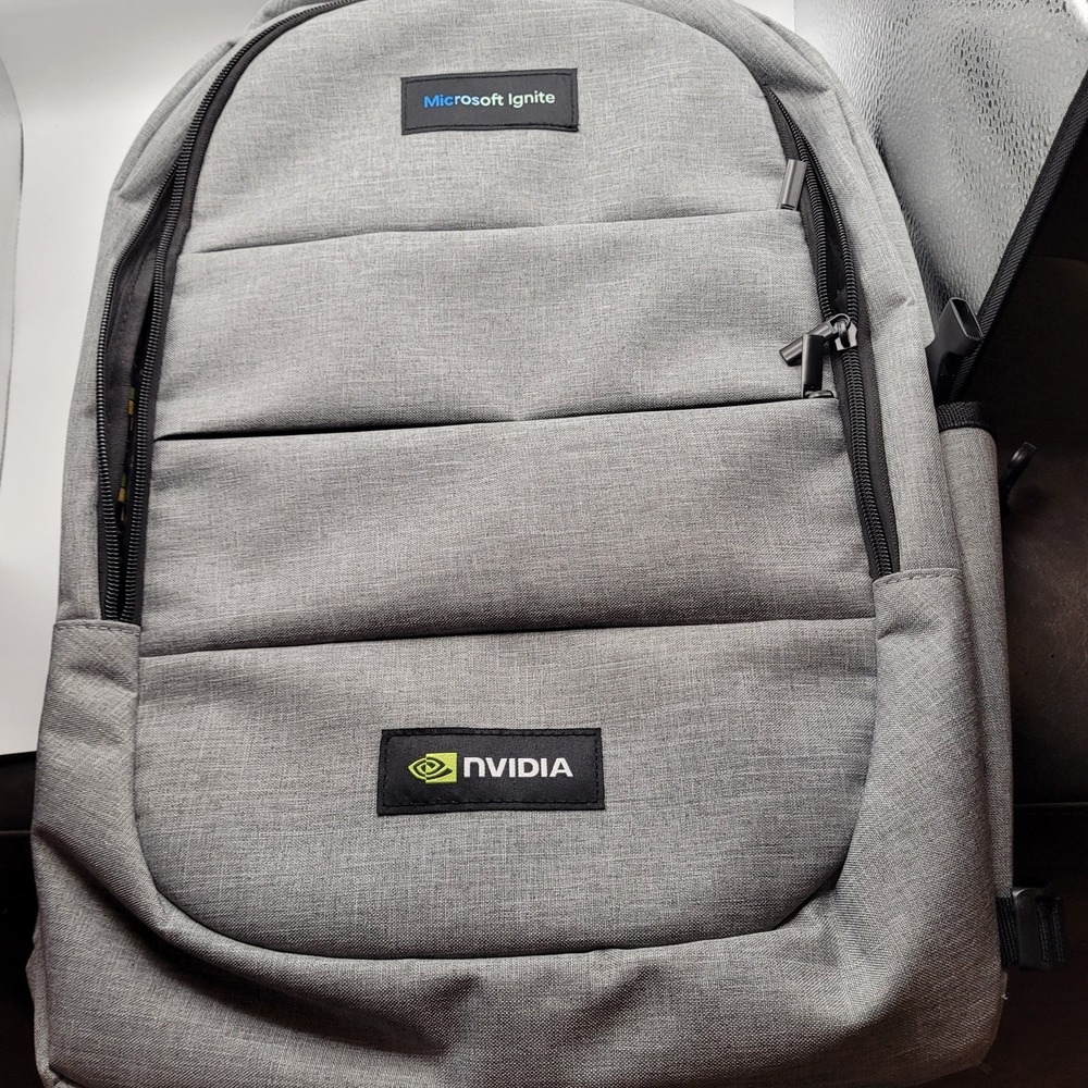 Microsoft Ignite Nvidia Branded Padded Laptop Backpack
